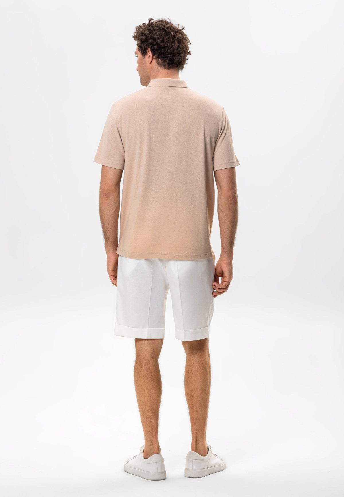 Antioch Polo-Neck Zipper Men's T-Shirt