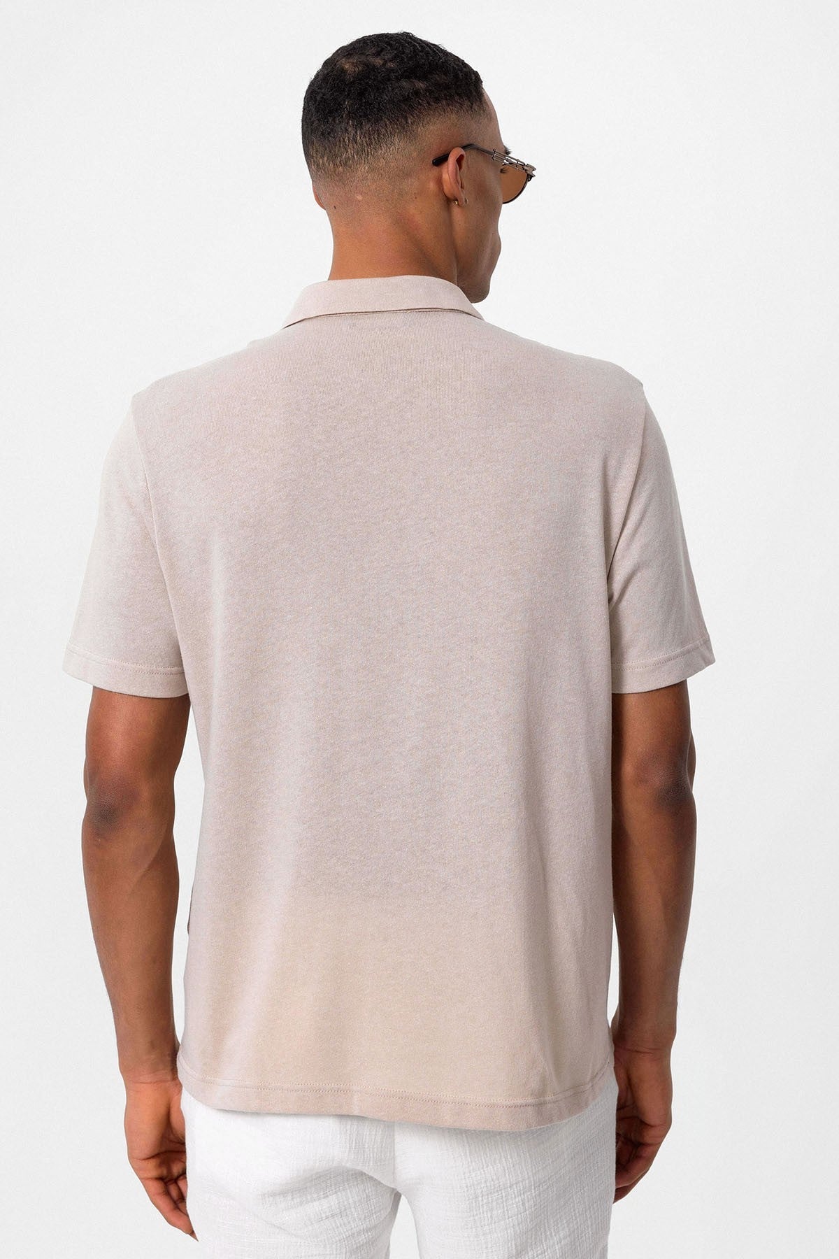 Antioch Polo-Neck Zipper Men's T-Shirt