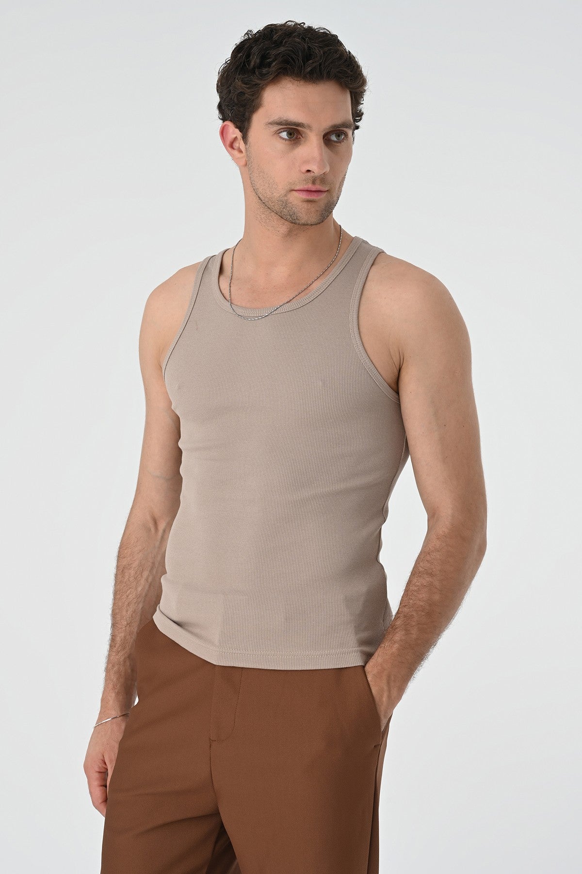 Slim-Fit Men's Tank Top