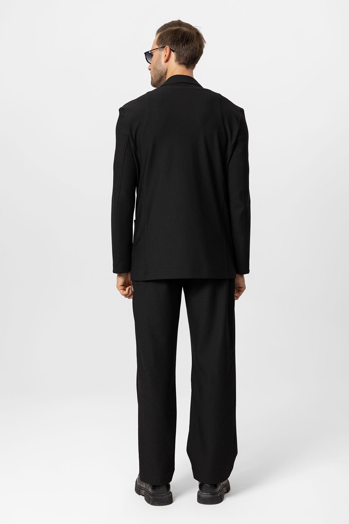Antioch Cross-Over Collar Relaxed-Fit Men's Suit