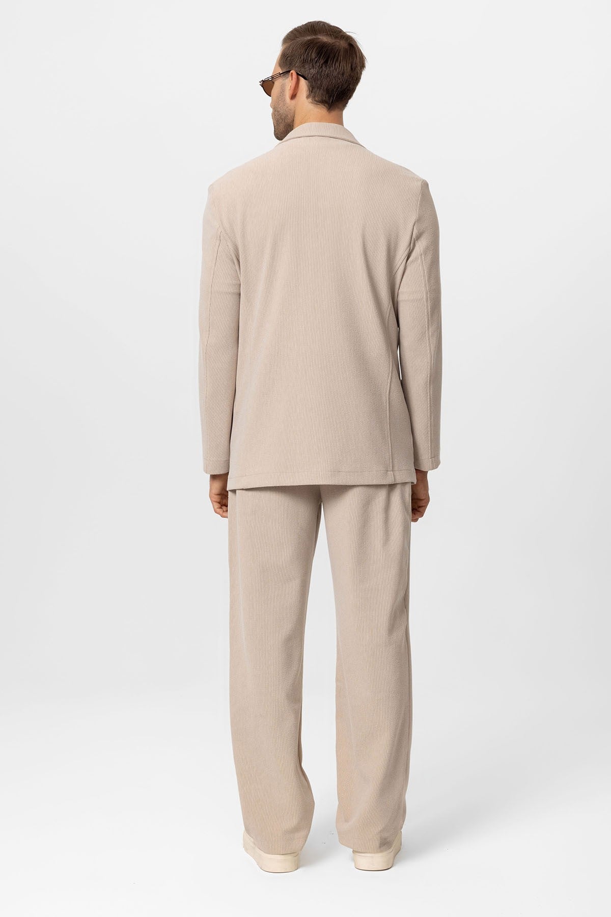 Antioch Cross-Over Collar Relaxed-Fit Men's Suit