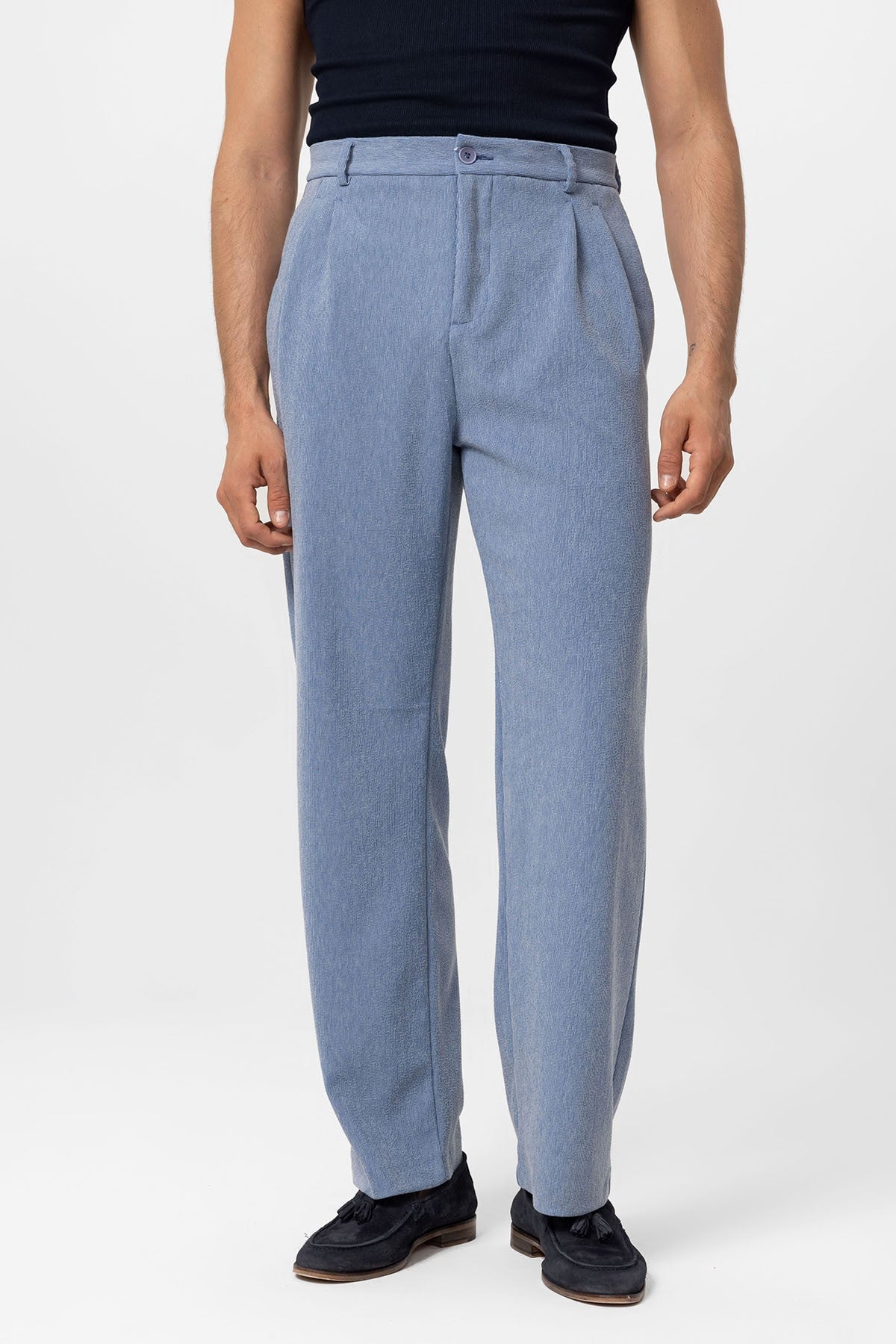 Antioch Cross-Over Collar Relaxed-Fit Men's Suit