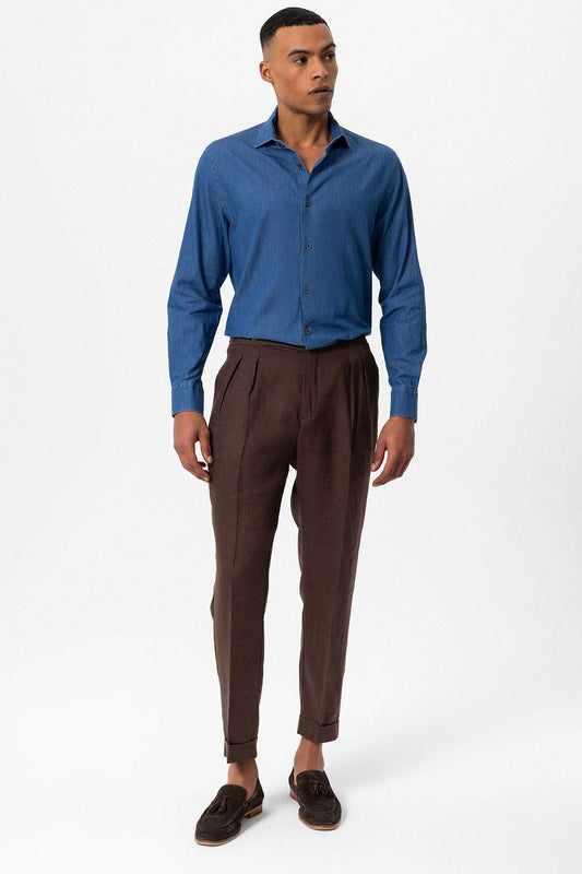 Antioch Men's Long-Sleeve Denim Shirt