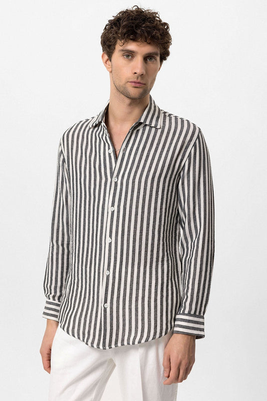Antioch Contrast-Striped Men's Shirt