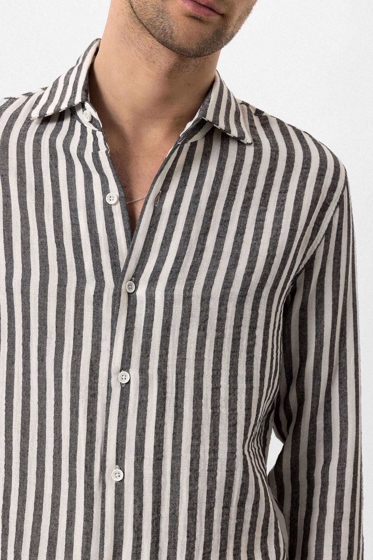Antioch Contrast-Striped Men's Shirt