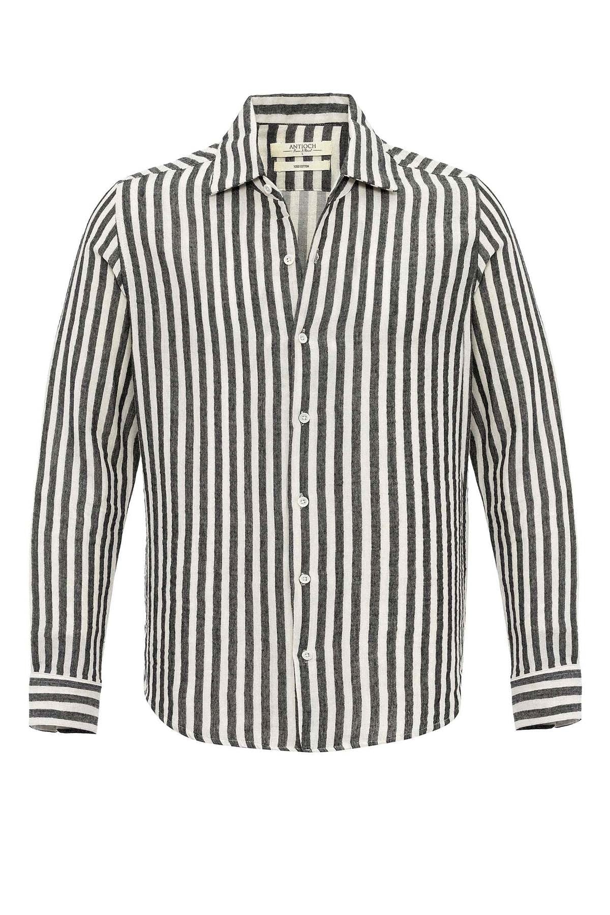 Antioch Contrast-Striped Men's Shirt