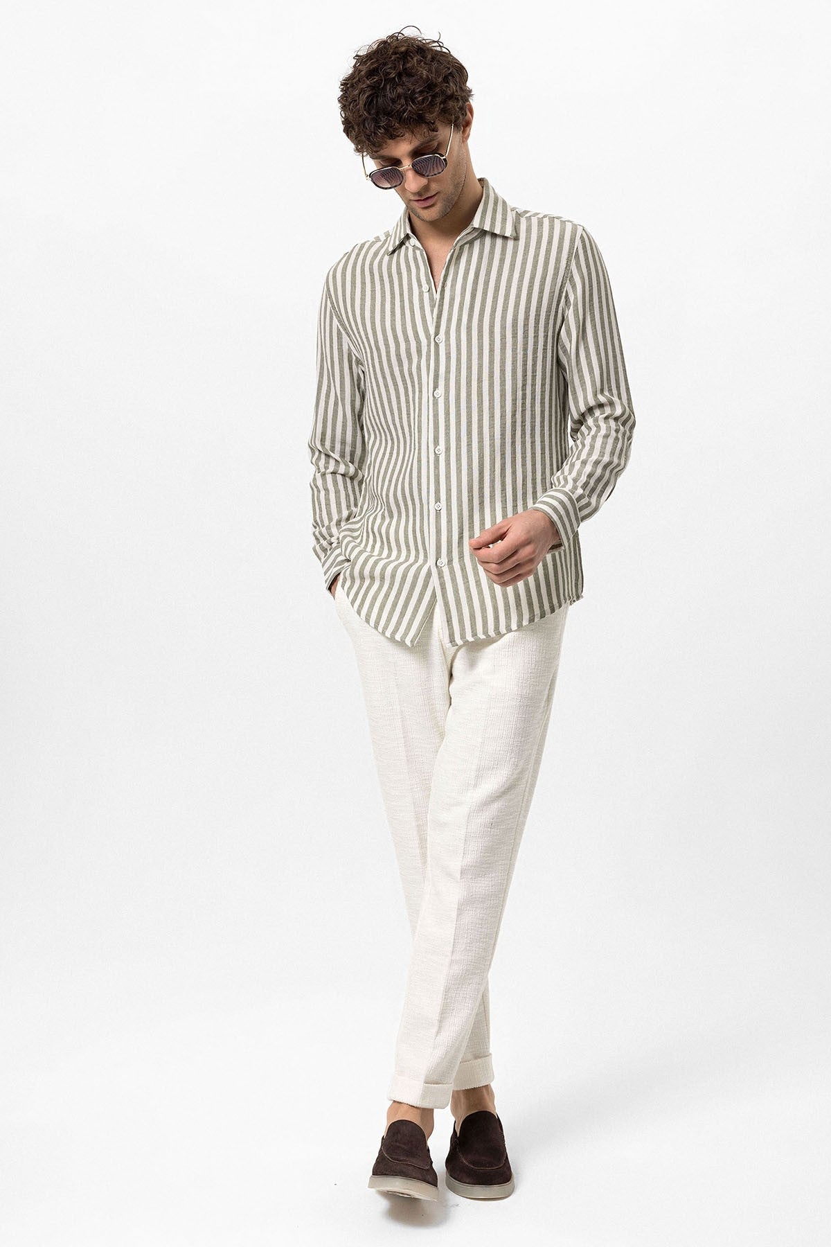 Antioch Contrast-Striped Men's Shirt