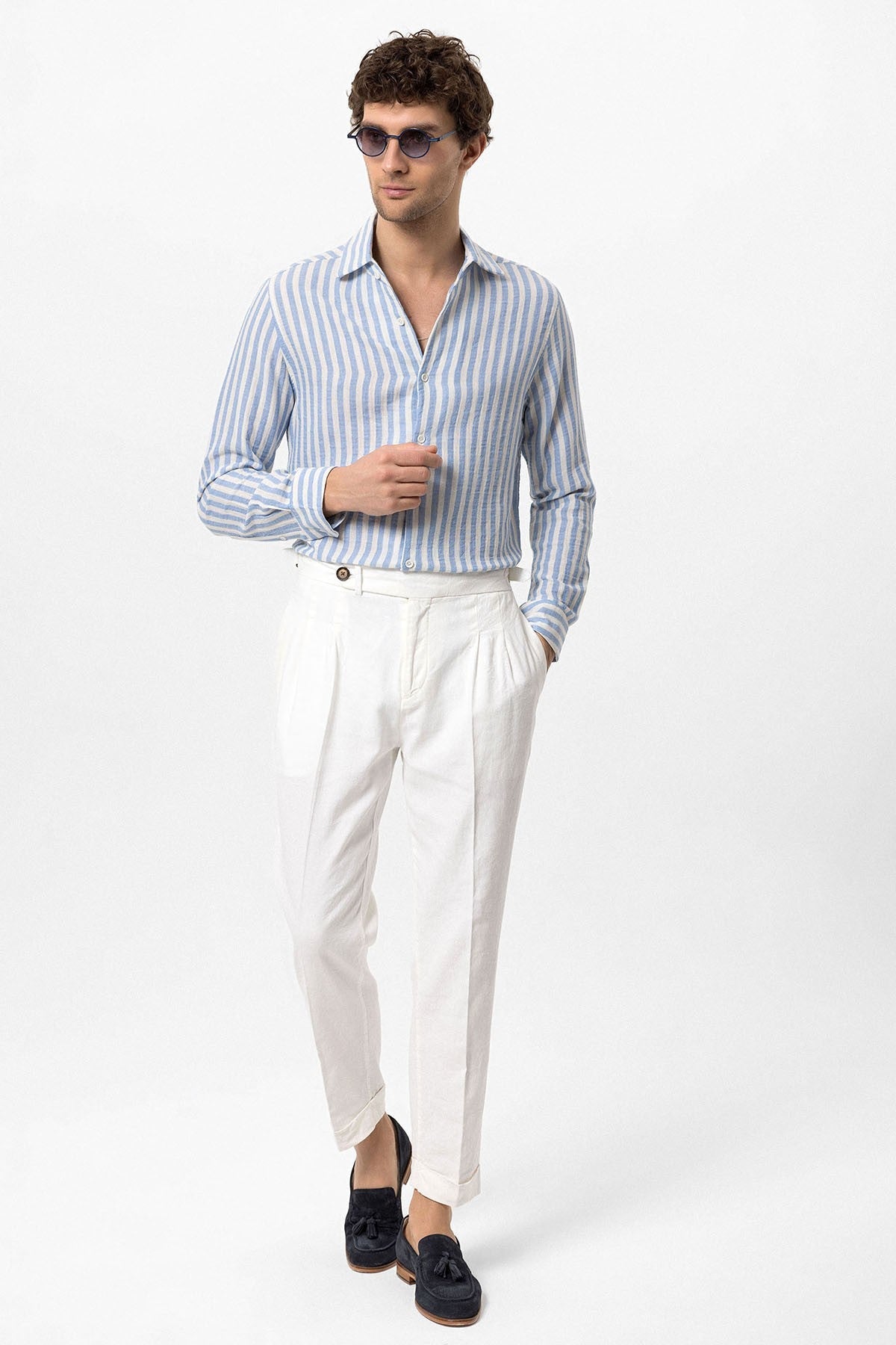 Antioch Contrast-Striped Men's Shirt