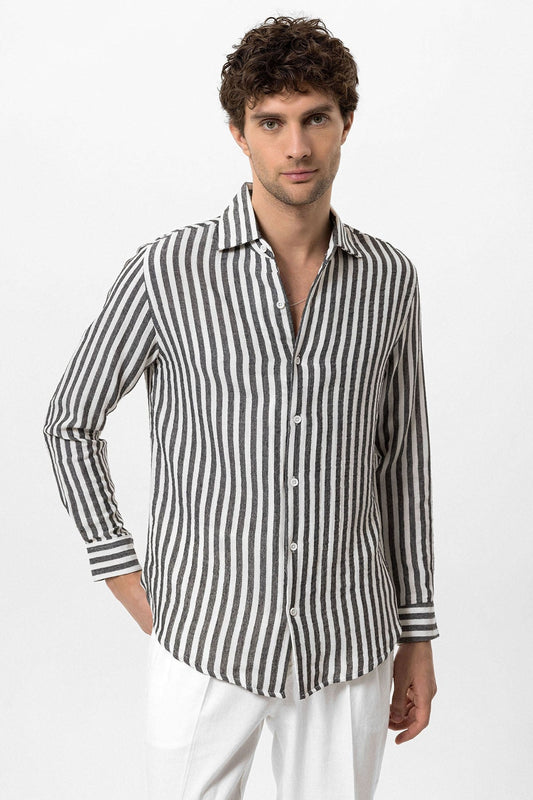 Antioch Contrast-Striped Men's Shirt