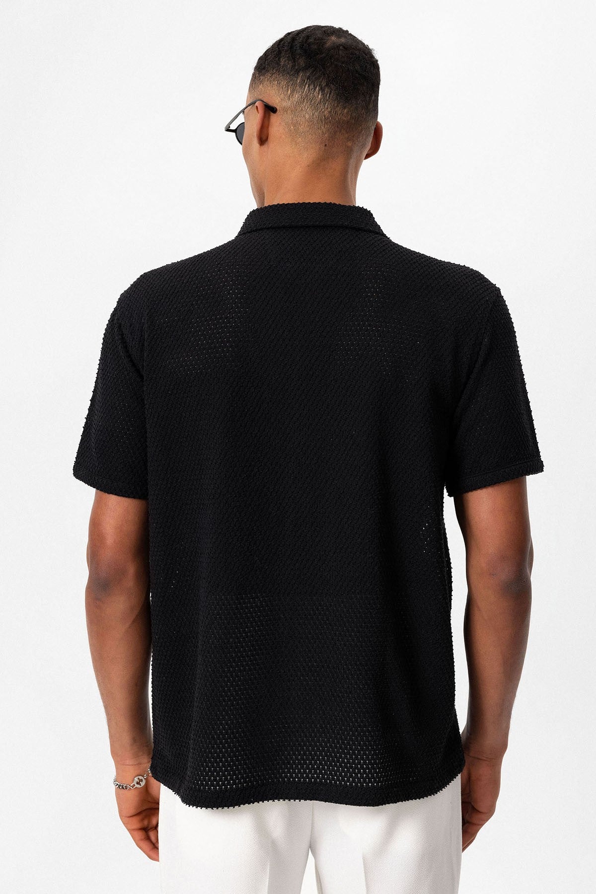 Antioch Textured Short-Sleeve Men's Shirt