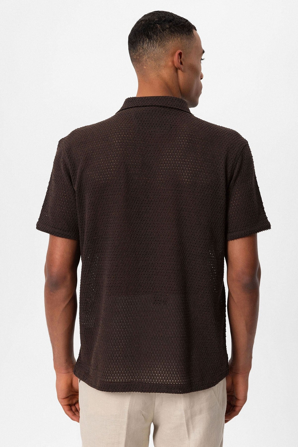 Antioch Textured Short-Sleeve Men's Shirt