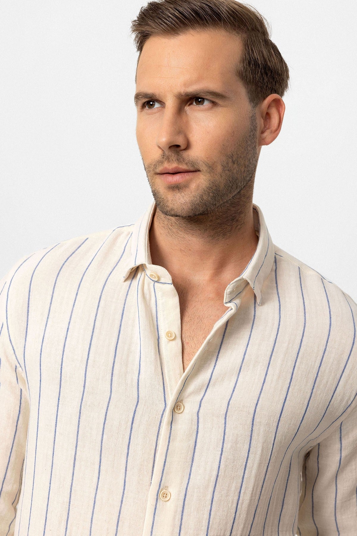 Antioch Slim-Fit Striped Men's Shirt