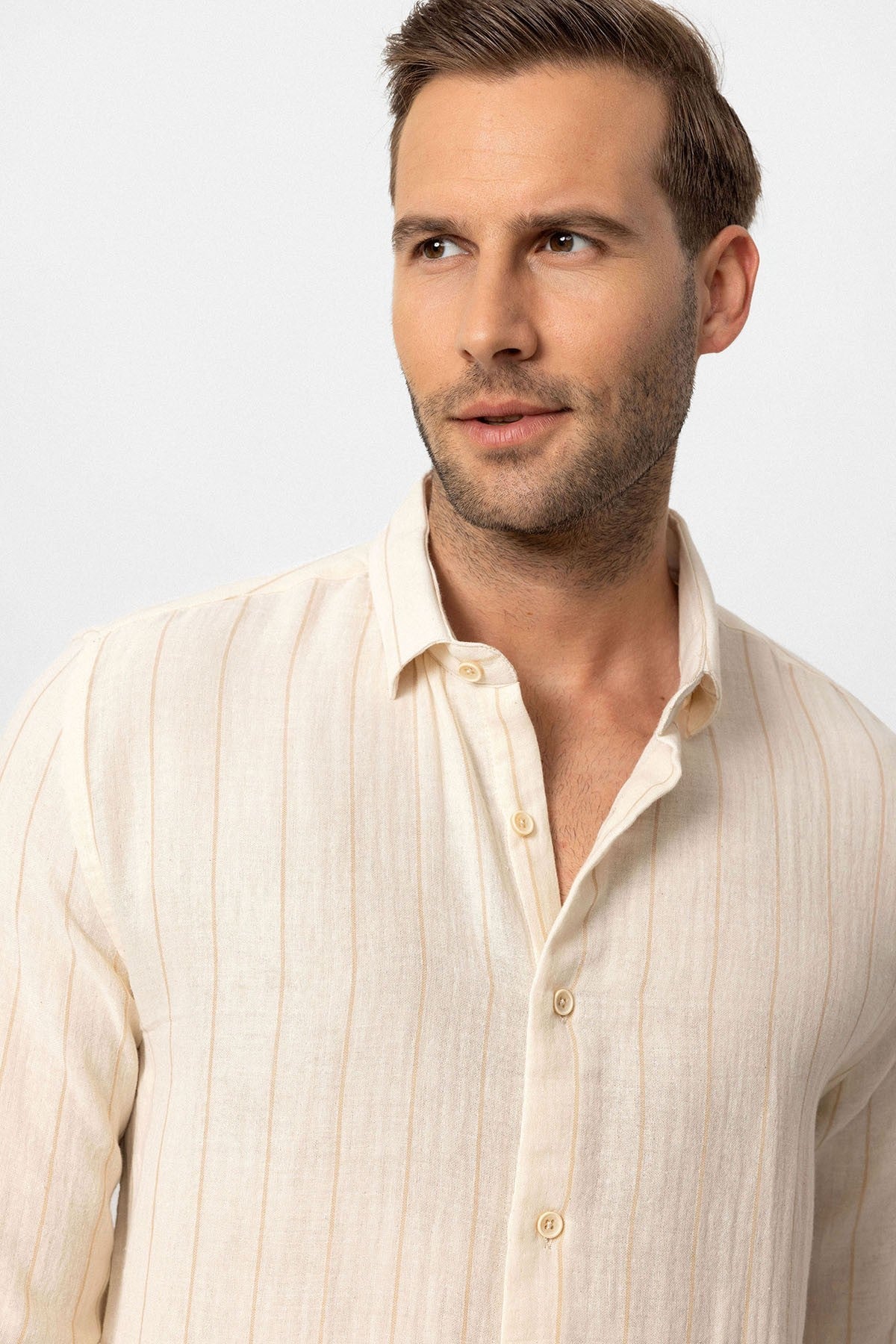 Antioch Slim-Fit Striped Men's Shirt