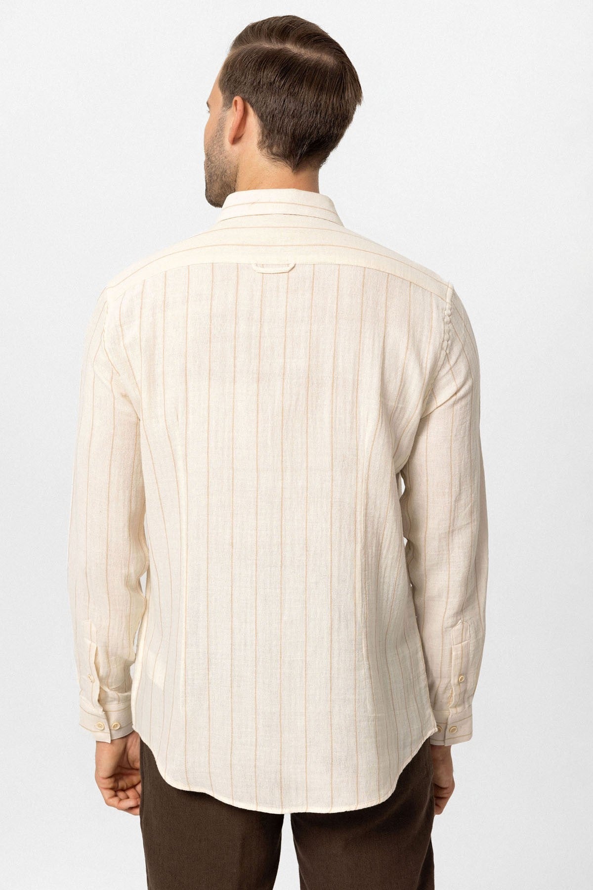 Antioch Slim-Fit Striped Men's Shirt