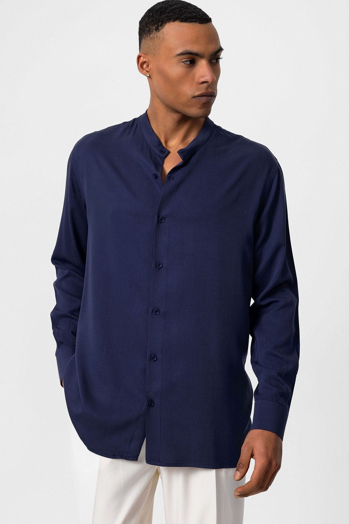 Antioch Hakim Yaka Regular-Fit Men's Shirt