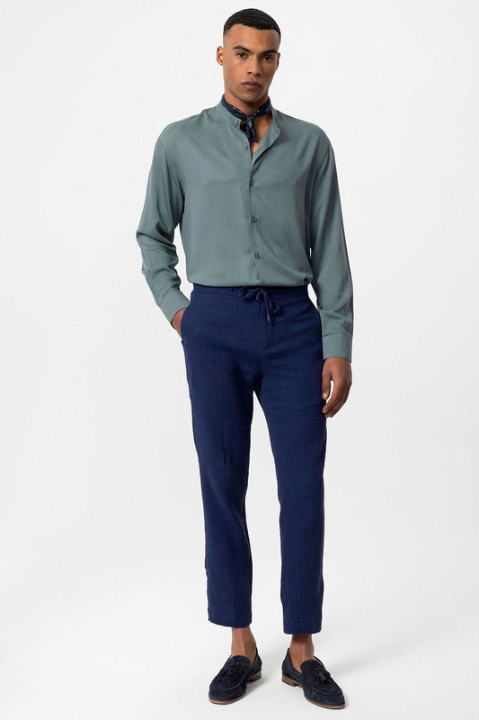 Antioch Hakim Yaka Regular-Fit Men's Shirt