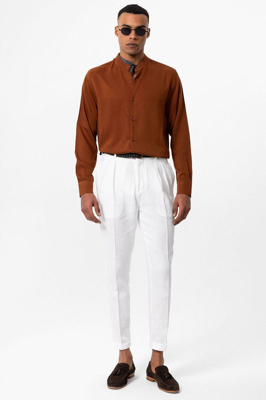 Antioch Hakim Yaka Regular-Fit Men's Shirt