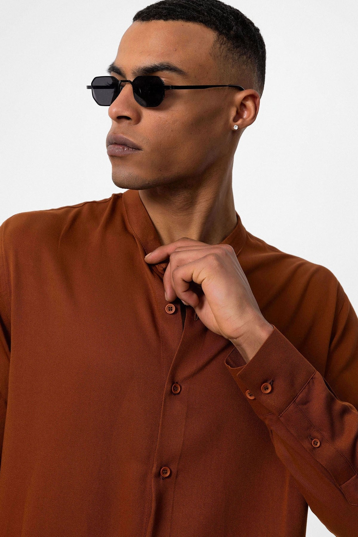 Antioch Hakim Yaka Regular-Fit Men's Shirt