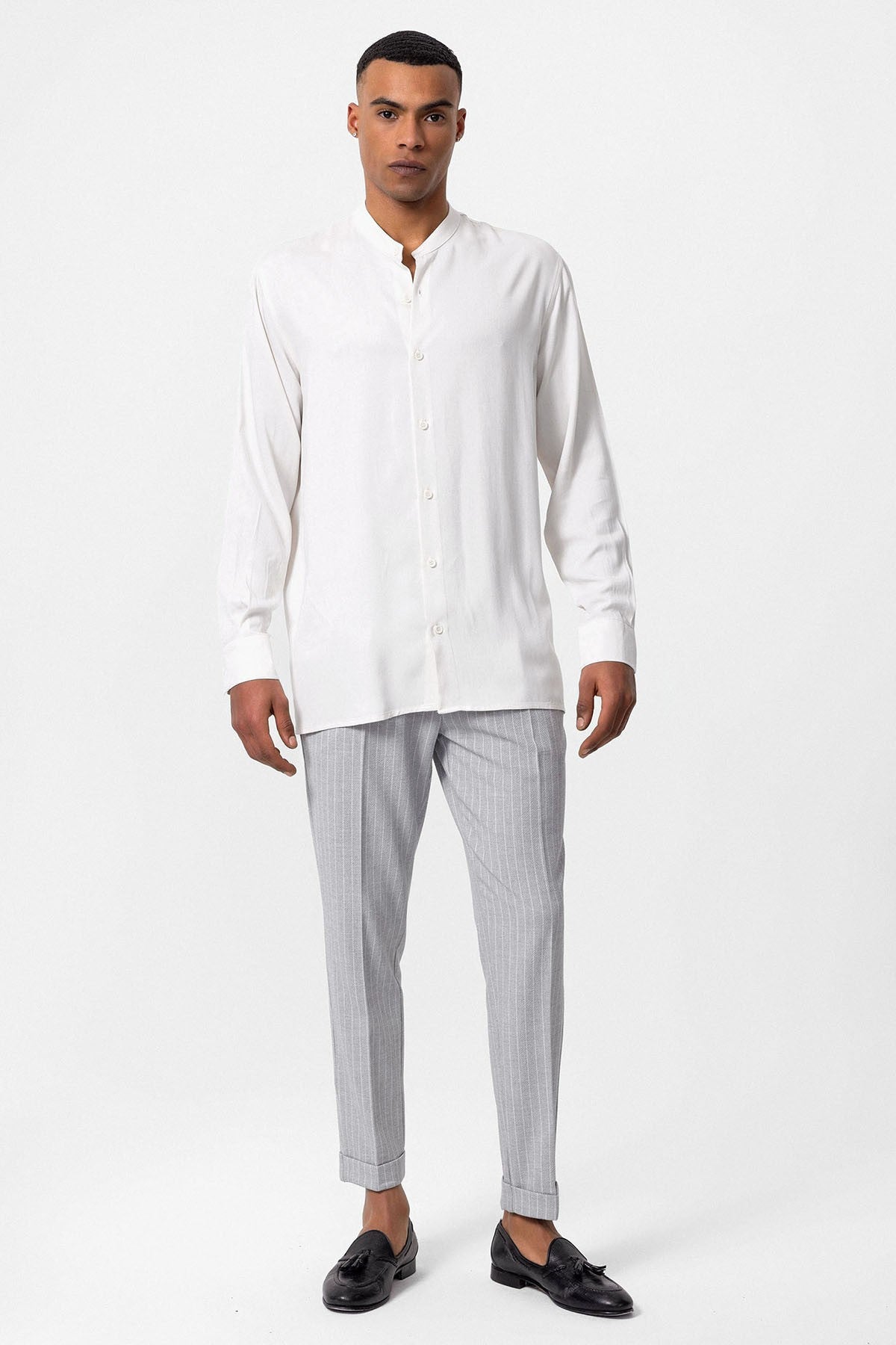 Antioch Hakim Yaka Regular-Fit Men's Shirt