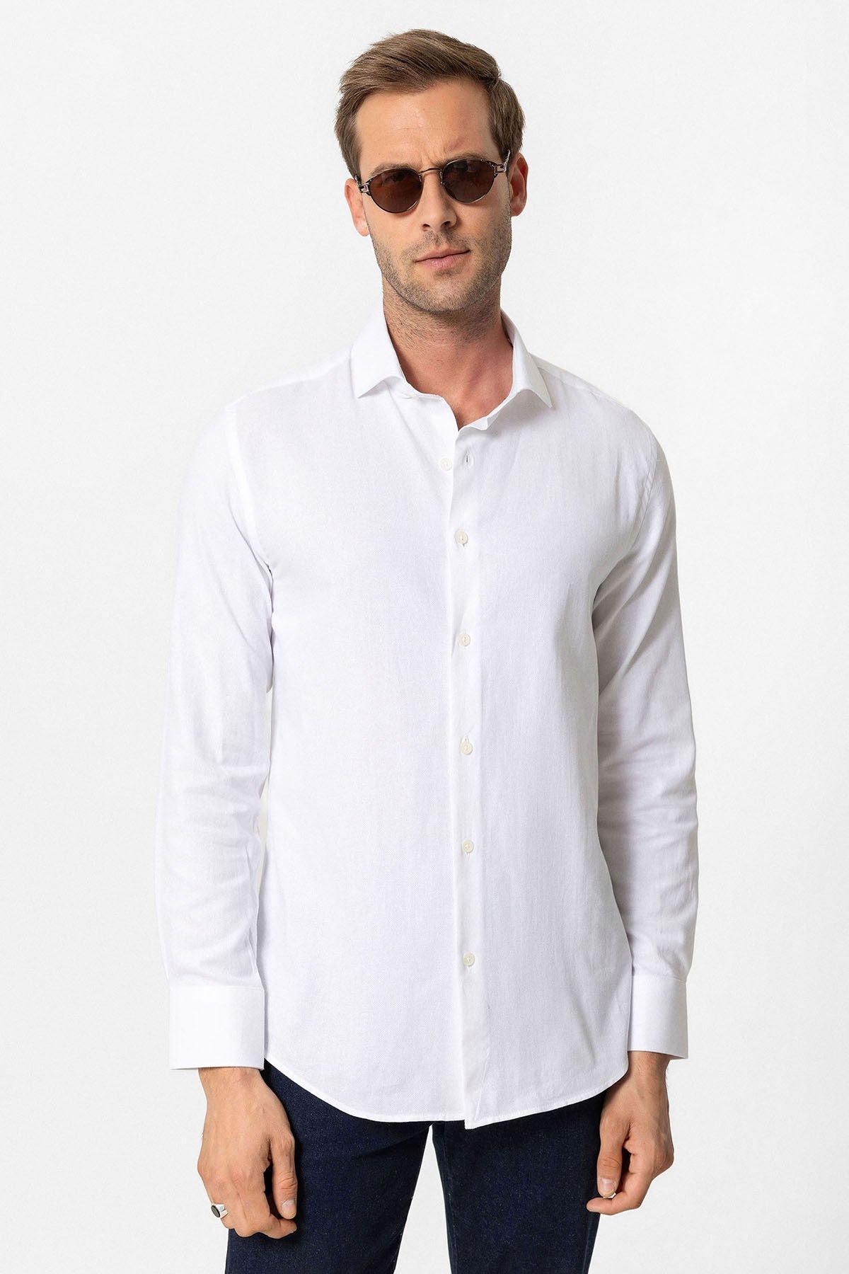 Antioch Long-Sleeve Slim-Fit Men's Shirt