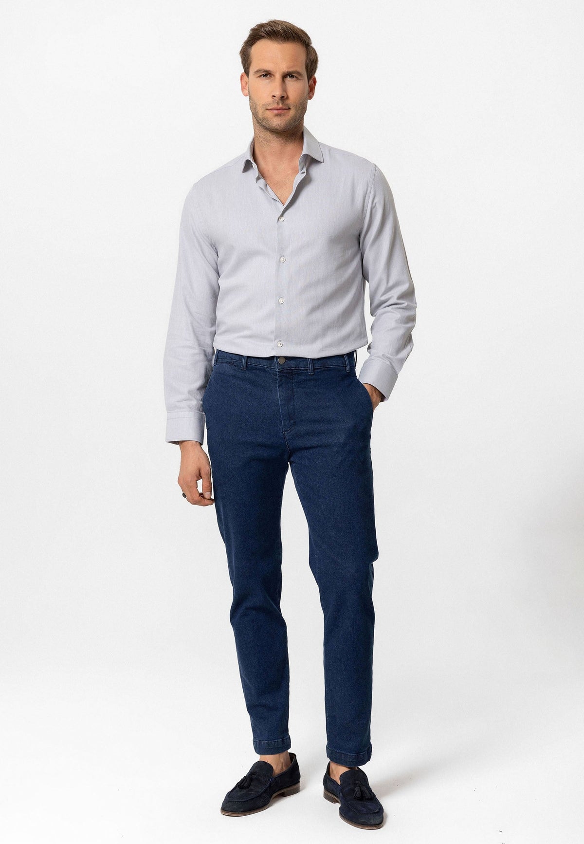Antioch Long-Sleeve Slim-Fit Men's Shirt