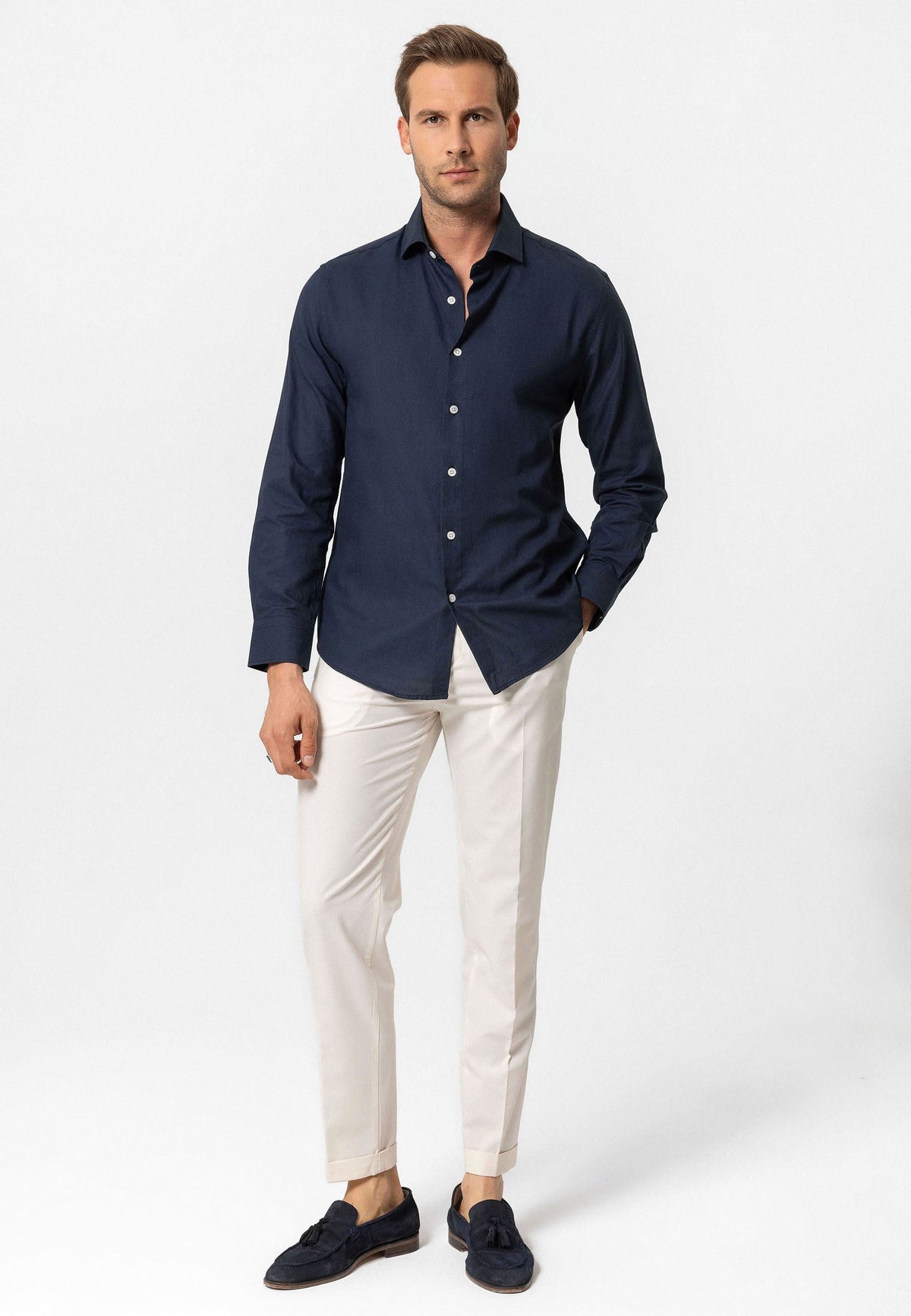 Antioch Long-Sleeve Slim-Fit Men's Shirt