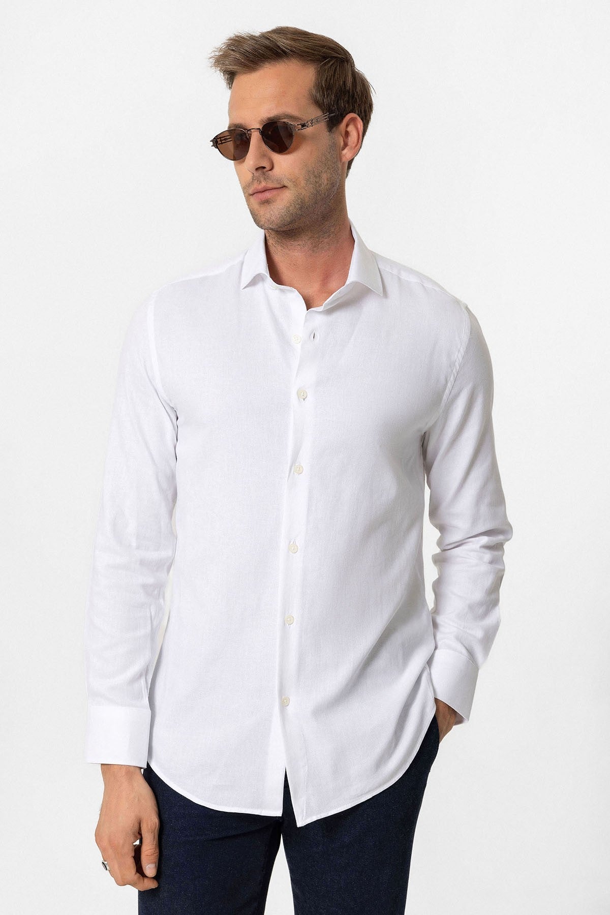 Antioch Long-Sleeve Slim-Fit Men's Shirt