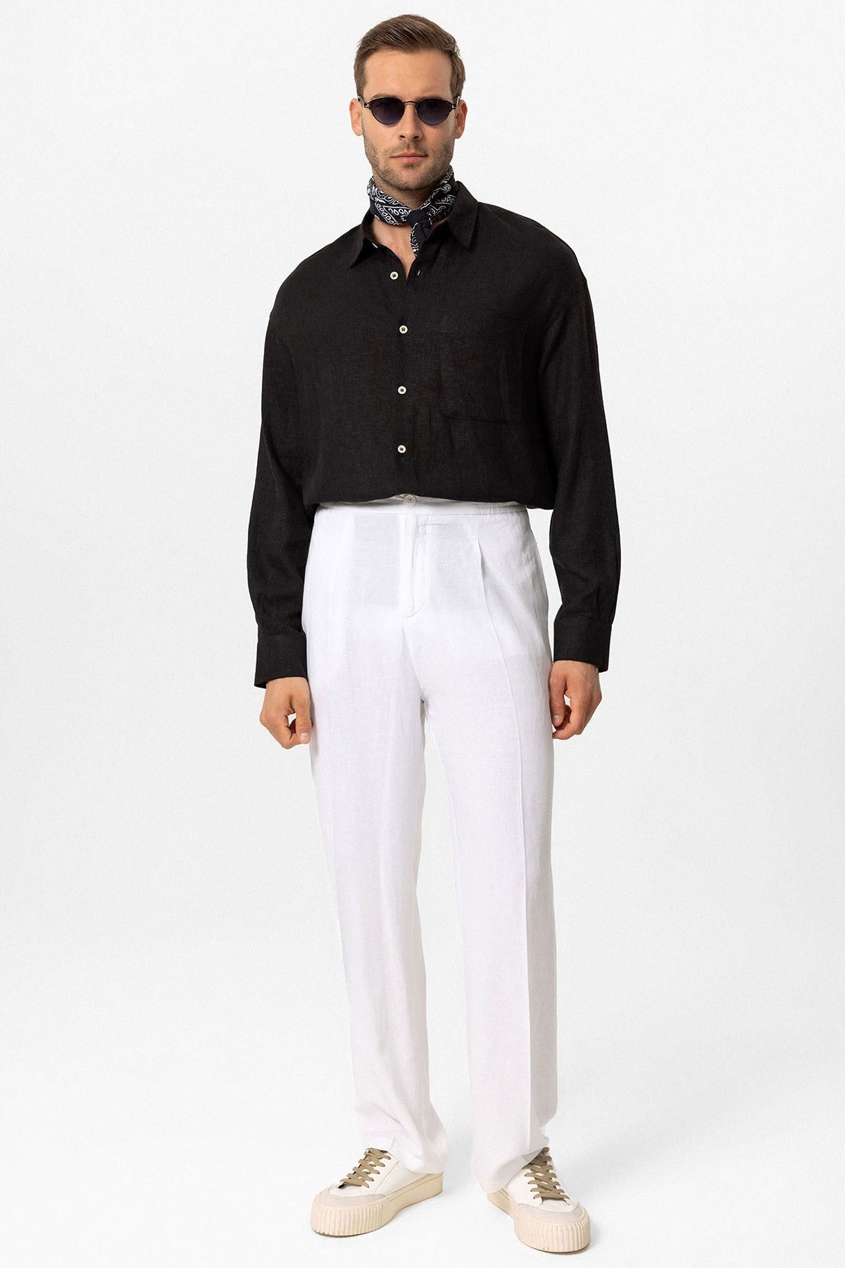 Antioch Oversized Long-Sleeve Men's Shirt