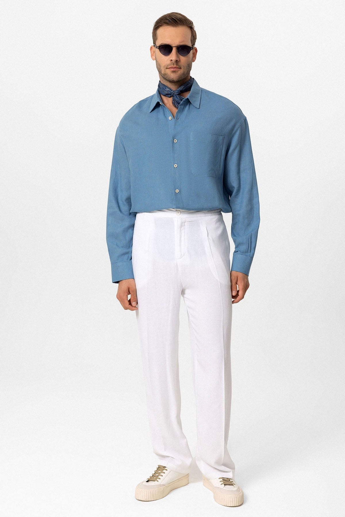 Antioch Oversized Long-Sleeve Men's Shirt
