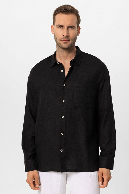 Antioch Oversized Long-Sleeve Men's Shirt