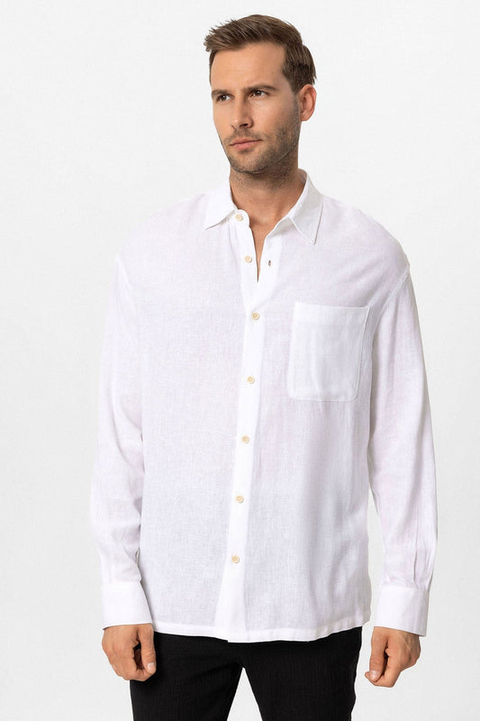 Antioch Oversized Long-Sleeve Men's Shirt