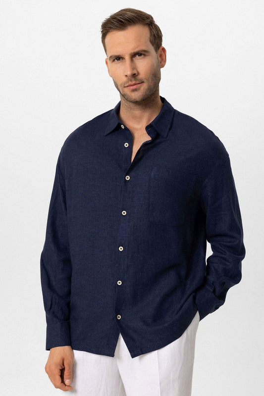 Antioch Oversized Long-Sleeve Men's Shirt