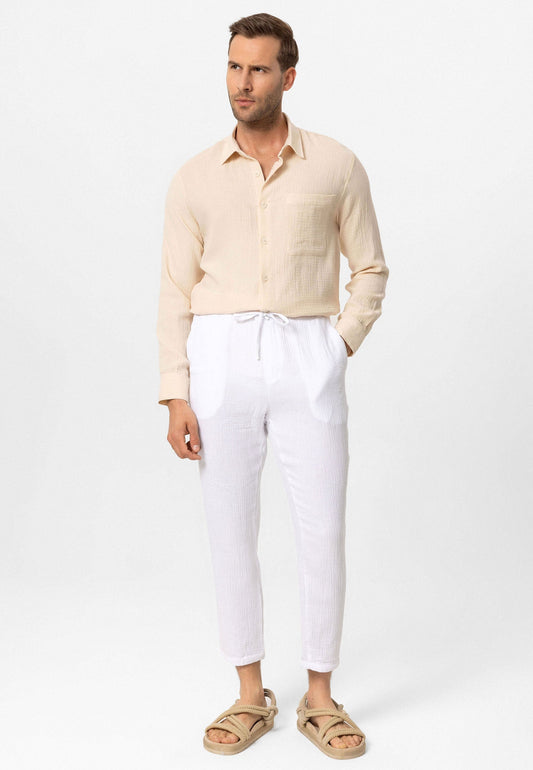 Antioch Muslin Long-Sleeved Men's Shirt