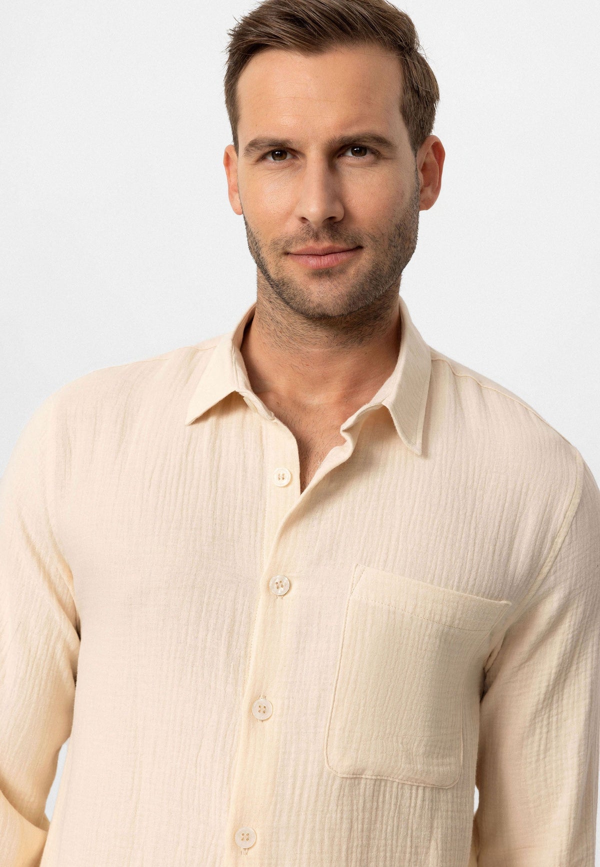 Antioch Muslin Long-Sleeved Men's Shirt