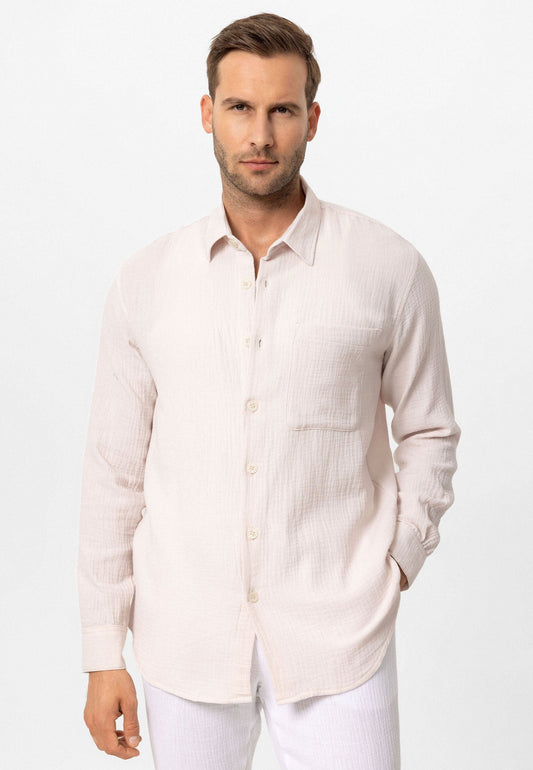 Antioch Muslin Long-Sleeved Men's Shirt