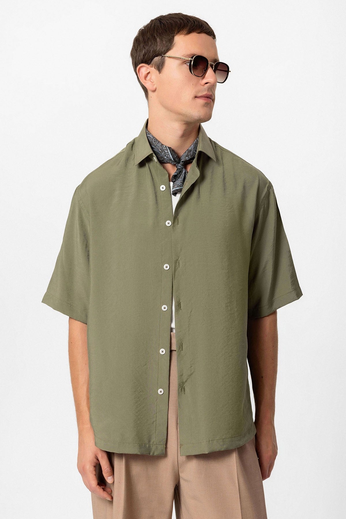 Antioch Short-Sleeve Oversized Men's Shirt
