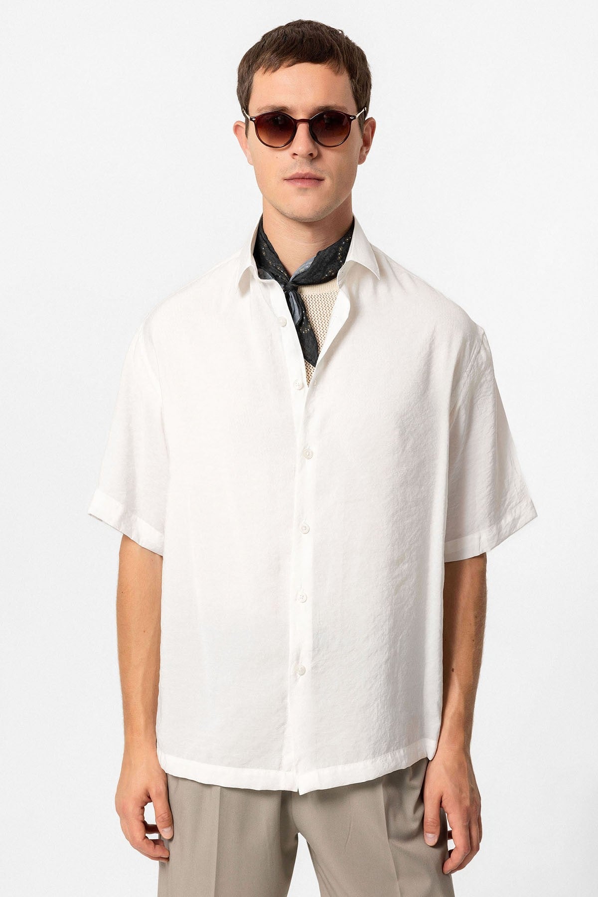 Antioch Short-Sleeve Oversized Men's Shirt