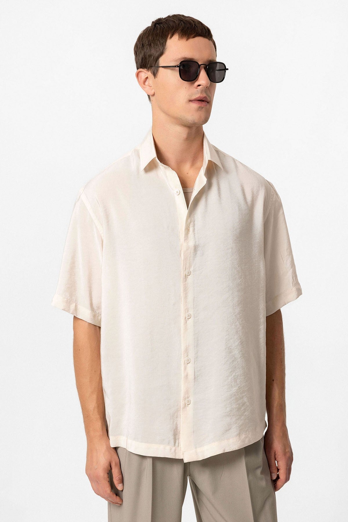 Antioch Short-Sleeve Oversized Men's Shirt