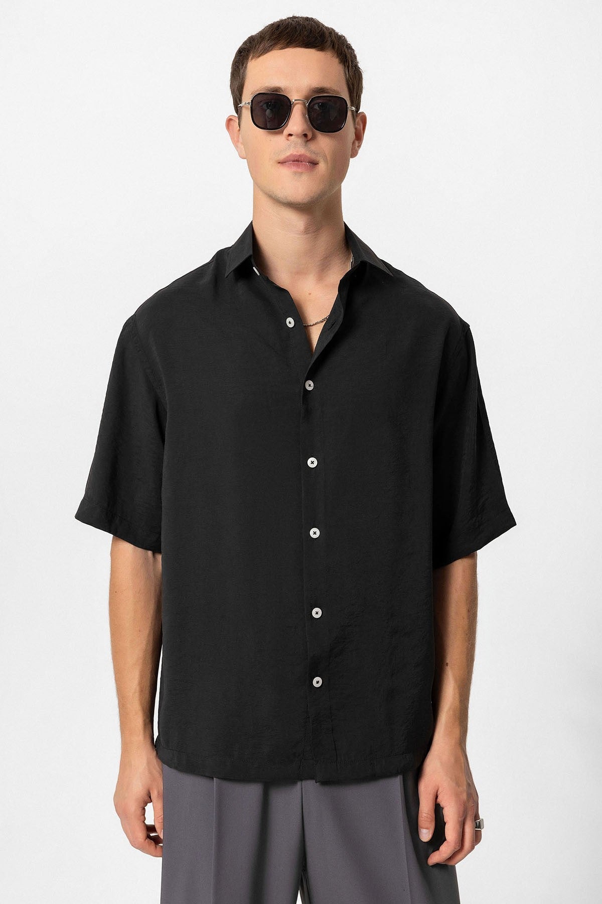 Antioch Short-Sleeve Oversized Men's Shirt