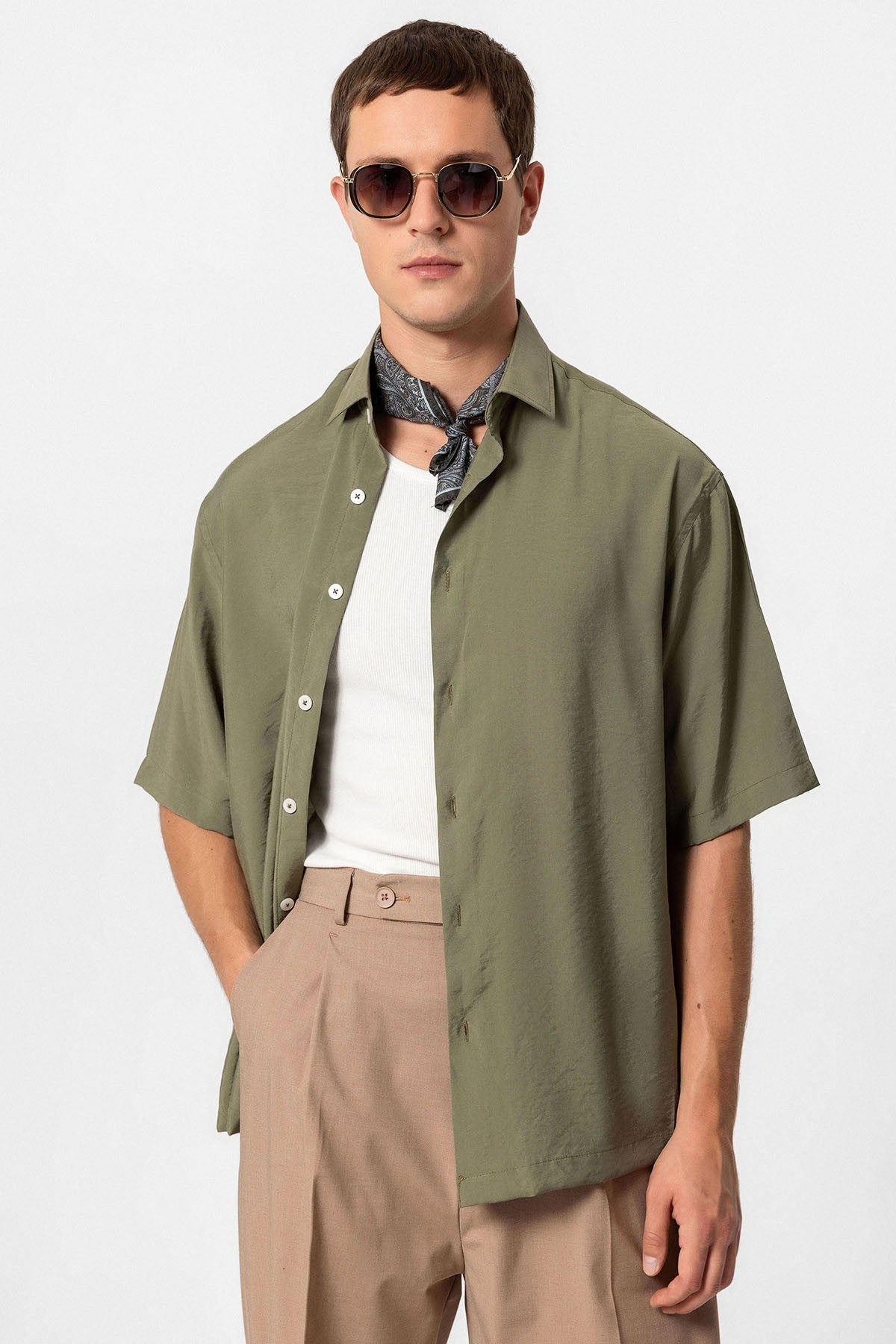 Antioch Short-Sleeve Oversized Men's Shirt