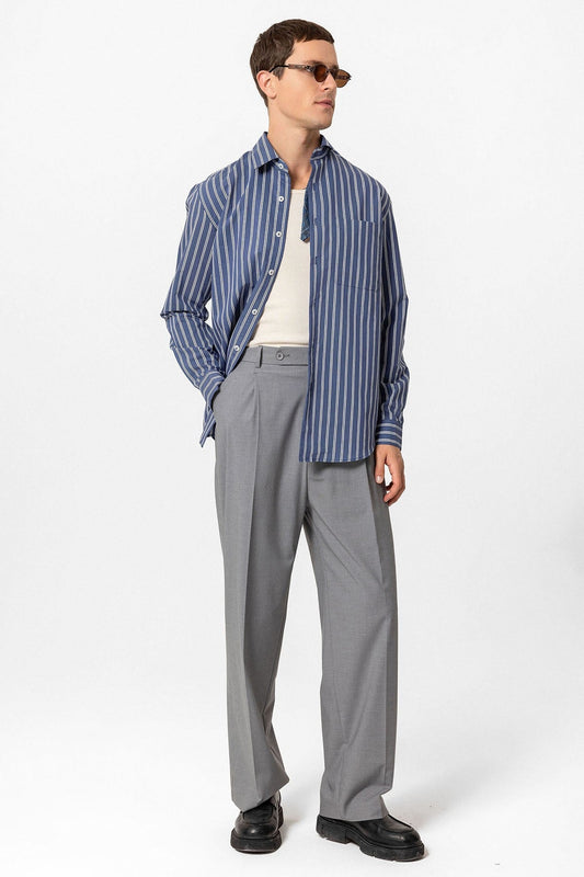 Antioch Regular Fit Long-Sleeve Striped Men's Shirt