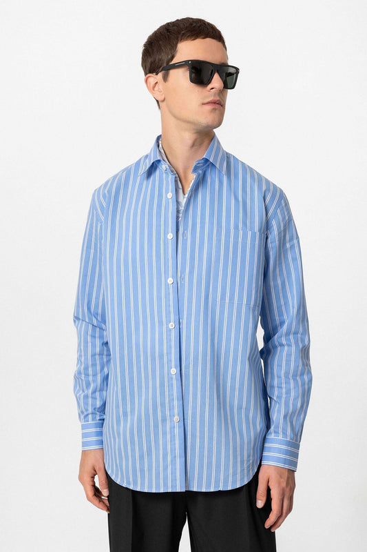 Antioch Regular Fit Long-Sleeve Striped Men's Shirt