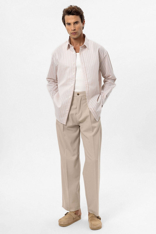 Antioch Oversized Striped Men's Shirt