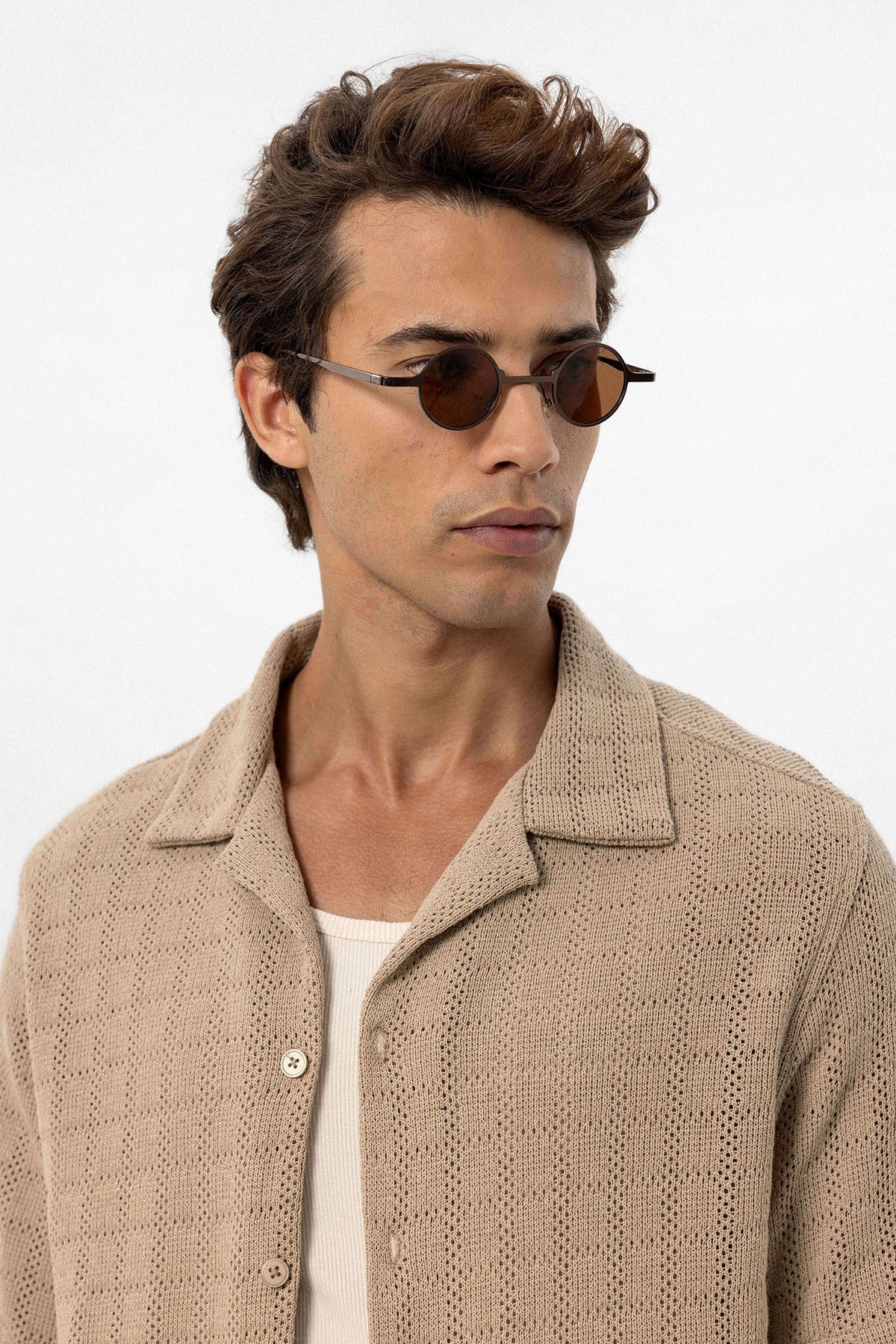 Antioch Apache Collar Square-Knit Men's Shirt