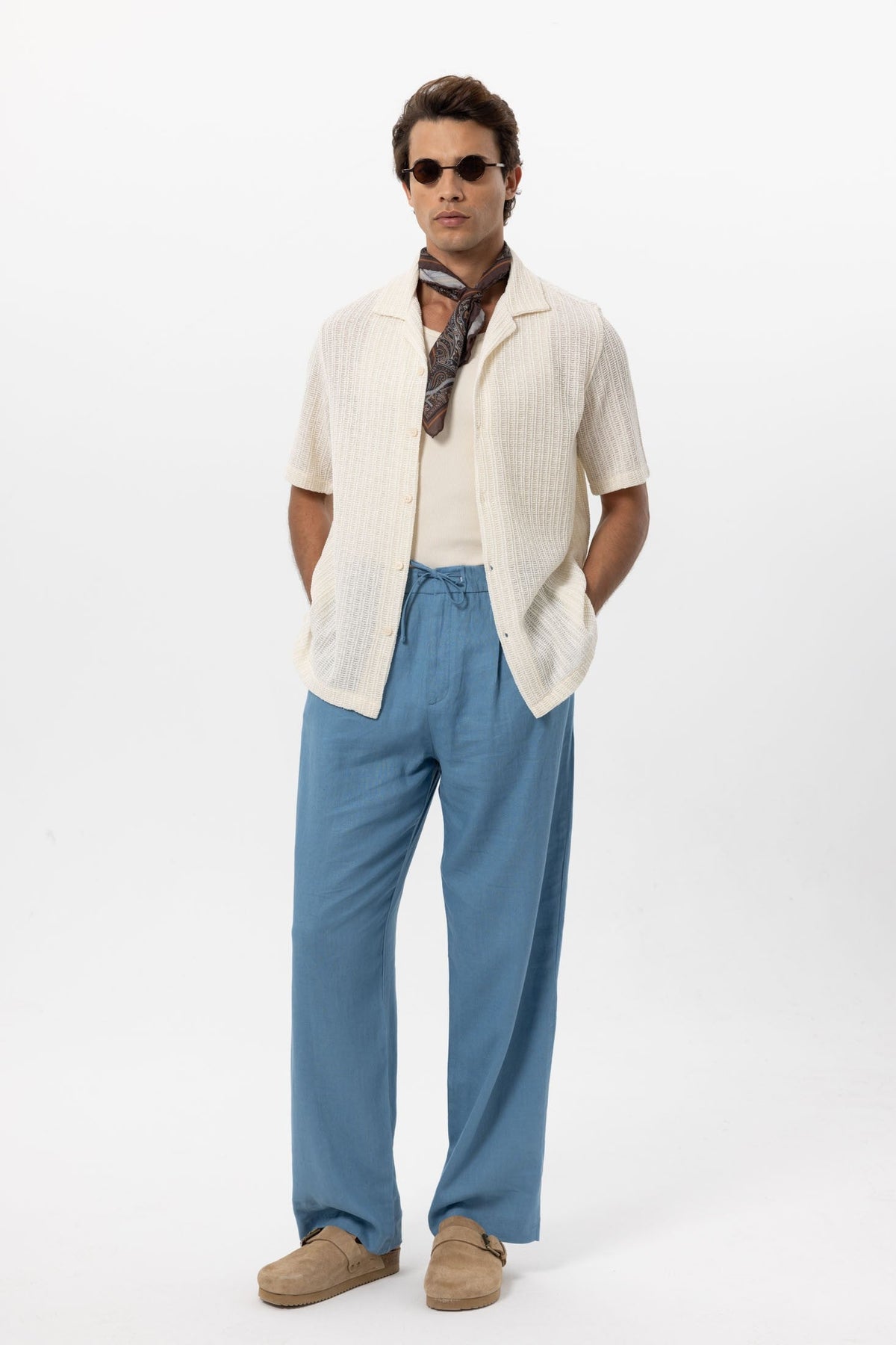 Antioch Textured Crochet Men's Shirt