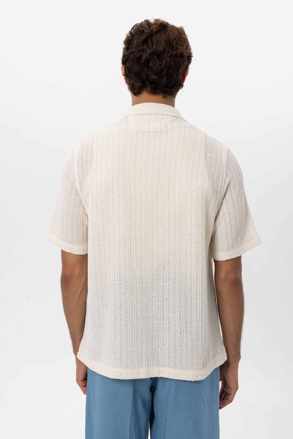 Antioch Textured Crochet Men's Shirt