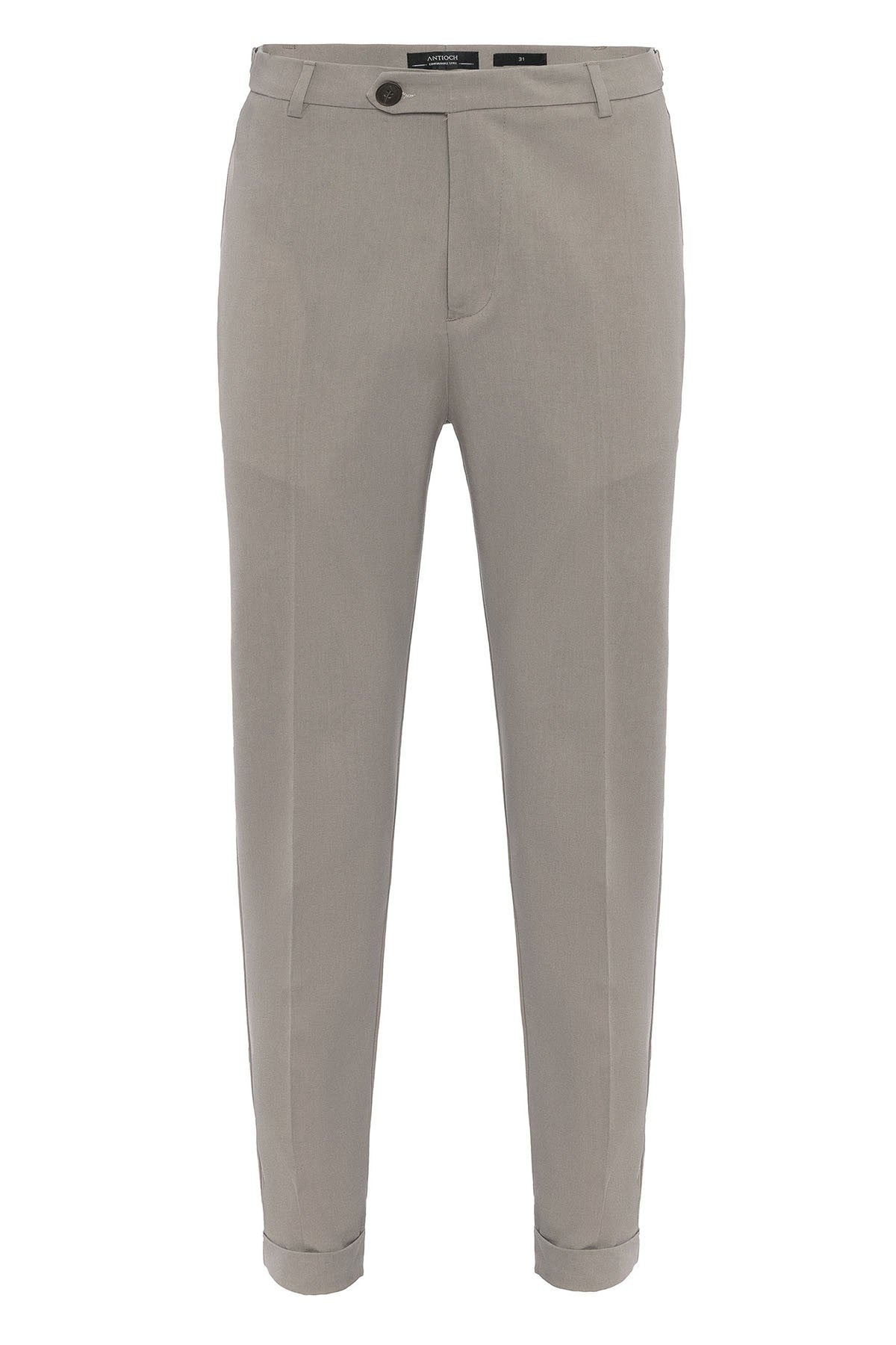 Slim-Fit Men's Pants with Double-Wide Legs