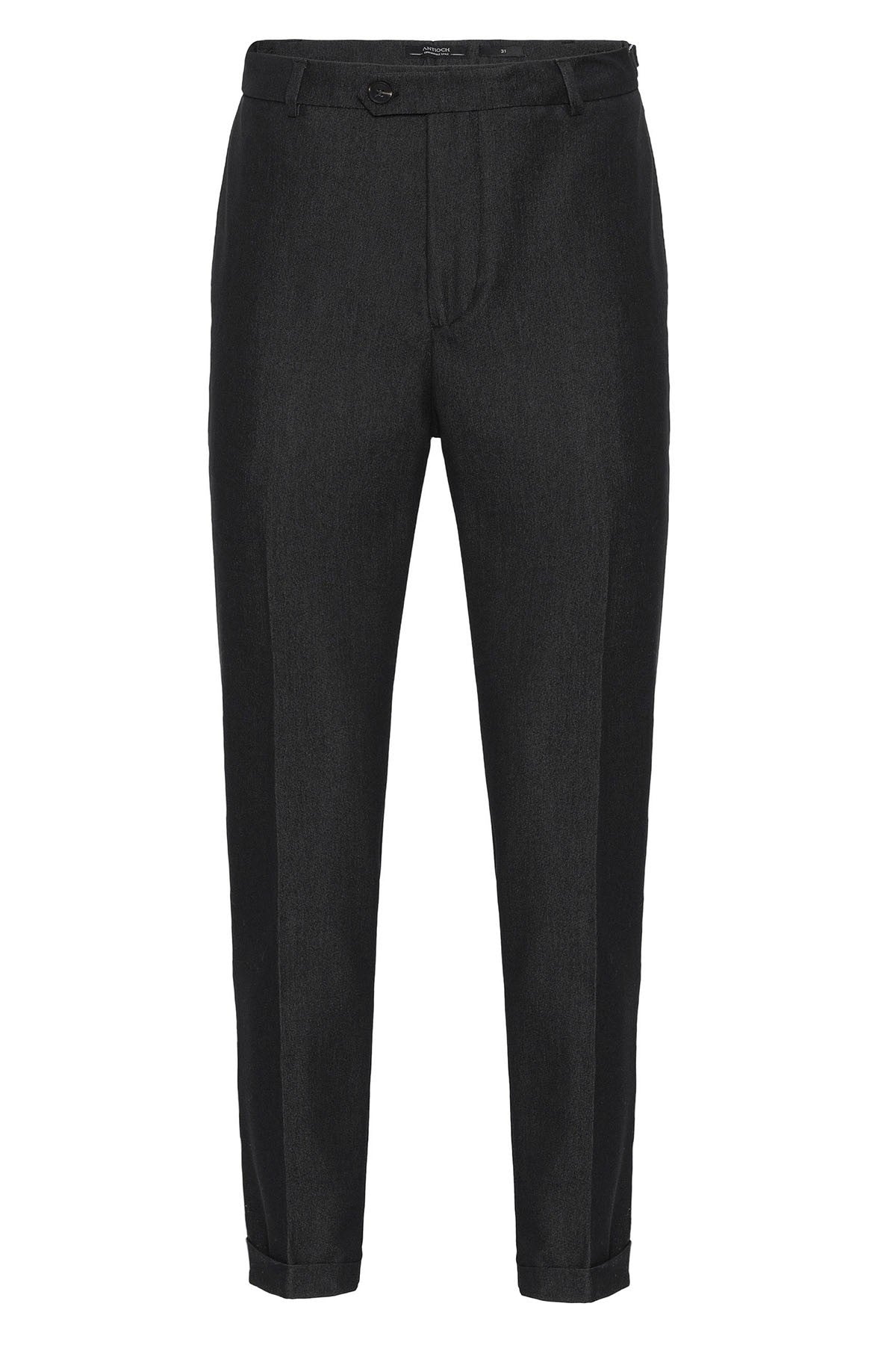 Slim-Fit Men's Pants with Double-Wide Legs
