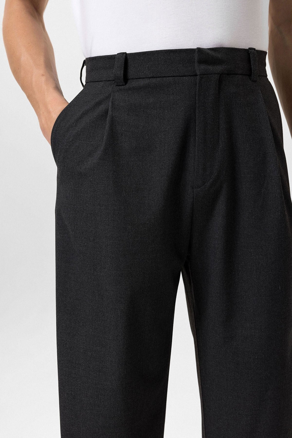 High-Waisted Baggy Men's Pants