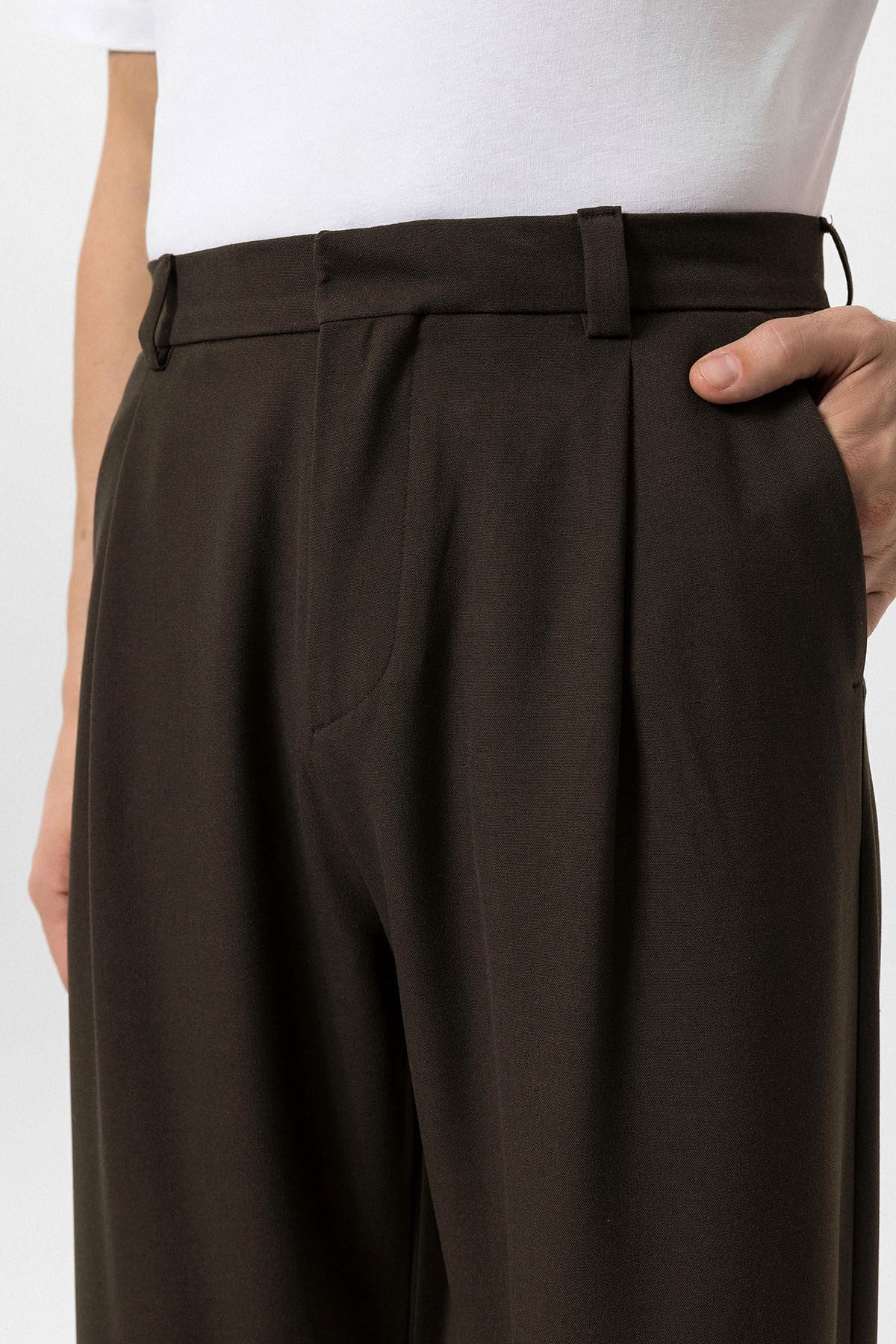 High-Waisted Baggy Men's Pants